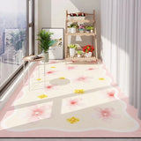 Checkerboard Plaid Balcony Carpet Home Decoration Rugs PVC Leather Mat Dirty Resistant Washable Non-slip Floor Mats Kitchen Rug