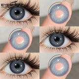 1pair Colored Contact Lenses for Big Eyes Blue Beauty Pupils Gray Eye Lenses Brown Eye Contacts fashion Green Lenses