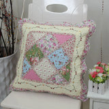 Flower-shaped Cushion Throw Pillows Cotton Fabric Pillows with Cores Cushions Cute Pillows Lumbar Pillows Sofa Pillow Set Square