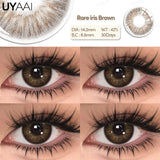 1 Pair Color Contact Lenses for Eyes Korean Brown Natural Big Eye Lenses Gray Eye Contact Green Color Lens
