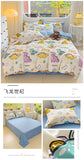 100% Cotton Four Piece Set Soft Skin-friendly Duvet Cover Set Single Couple Flower Printed Comforter Bedding Set for Adults Kids