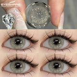 1 Pair Blue Colored Contact Lenses for Eyes Natural Brown Contact Lenses Fashion Lenses Brown Eye Lens Softlenses