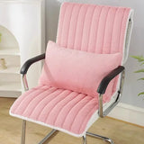 Milk Velvet Integrated Chair Cushion Household Dining Chair Cushion Comfortable Stool Covers for Prolonged Sitting in The Office