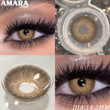 1 Pair Fashion Color Contact Lenses for Eyes Brown Lenses Colorcon Blue Lenses Yearly Beautiful Grey Eye Pupils Lens