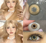Color Contact Lenses Green Lenses for Eyes 1 Pair Natural Look Brown Lenses Fashion Lenses Y2K Korean Lenses Beauty