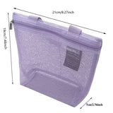 Mesh makeup toiletry storage bags handbags portable travel washing body shower tools organizer hanging cosmetic organizer pouch
