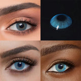 Eye Eyes Color Contacts Colored Contact Lenses Lens Natural Beauty Cosmetic Amber Daily 2Pcs 6 Months Half Year Use