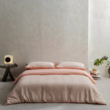 40S Ripple Jacquard Pure Cotton Bedding Set Bubble Gauze Color Blocking Breathable Quilt Set Twin Full Queen King Bedclothes