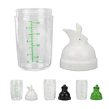 New Salad Dressing Shaker Drop Resistant Sauces Dispenser with Lid Free Salad Dressing Container Jar Kitchen Accessories Tools