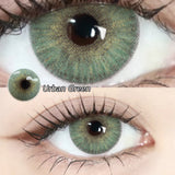 Green Bionic Iris Contact Lenses | Blue/Grey/Brown Vivid Colors | Daily Wear & Party Dating & Travel EssentialReady