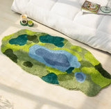 Irregular Shapes Rugs for Bedroom Fluffy Soft Bedside Floor Mat Home Thick Plush Rug Modern Style Living Room Decoration Carpet