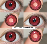 1 Pair Cosplay Colored Contact Lenses Anime Blue Lenses Purple Eye Halloween Makeup Contact Yearly Pink Beauty Pupils