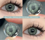 2PCS New Blue Colored Contact Lenses Gray Change the Color the High Quality Beauty Pupil Makeup Eyes Lens 