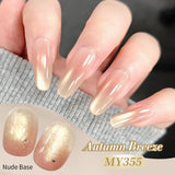 Brown Gold Cat Magnetic Eye Gel Polish 10ml  Autumn Water Light Magnet Crystal Soak Off Nail Art Varnish Manicure