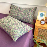 2 PCS Full Cotton Pillowcase Adult Kids Large Size 4 Layers Muslin Cotton Pillowcase Bedding Pillow Case with Zipper