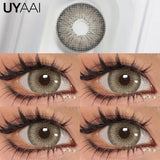 1Pair Fashion Big Lenses Colored Contact Lenses for Eyes Beauty Blue Eyes Lenses Natural Green Pupils Brown Grey Lens