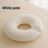Professional Salon Use round Face Pillow Massage Bed Hole Pad Removable Cover Neck Shoulder Back Massager U-Shaped Pillow