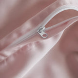 Color Blocking Bedding Set 600TC Lyocell Bamboo Fiber Soft Silky Cool Feeling Duvet Cover Flat/Fitted Bed Sheet Pillowcases 4Pcs