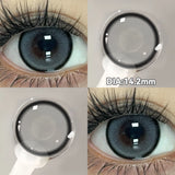 2pcs Cyberpunk Blue Contact Lenses for Eyes Beauty Eye Color lenses Natural Gray Lens Fashion Color Pupils Myopia Lenses