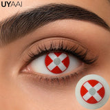 New Horror Halloween Contact Lenses for Eyes Cosplay Lenses Anime Lenses Anime Accessories Lenses Red Contact Lenses 2PCS