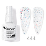 Nail Gel Polish 7.5ml HEMA/TPO FREE Red Sparkle Sequin Gel Nails Beautiful Semi Permanent Soak Off UV LED Gel Polish
