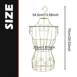Hanging Half Body Torso Mannequin Dress Form, Support, Convenient, Torso Body Female Mannequin for Boutique Display