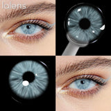 Colored Contact Lenses Lalens Met Blue Green Gray Color Contacts Eye Lens Eyes Half Year 2Pcs