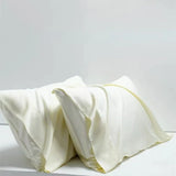 2Pcs Pillowcases 100% Bamboo Fiber Cooling Anti-bacterial Solid Color Hotel Home Summer Envelope Style Pillow Covers 50x75cm