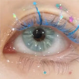 Colored Contact Lenses Lalens Met Blue Green Gray Color Contacts Eye Lens Eyes Half Year 2Pcs