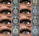 1 Pair Colored Contact Lenses for Eyes Blue Eye Lenses Green Contact Lenses Gray Pupils Lens Brown Eye Lenses Yearly