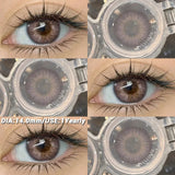 2Pcs Color Contact Lenses for Eyes Natural Gray Contacts Cosmetic Green Eye Color Lens Gray Lenses Blue Contact Lenses