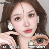 1 Pair New Korean Lenses Colored Contact Lenses Soft Beautiful Pupil Brown Contact Make Up