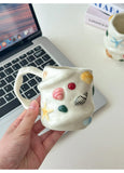 300ml Milk Cup Seashell Ceramic Mug Ocean Themed 3D Coffee Cup Cute Gift for Women/Men Handmade Festival Gift Kitchen Accessorie