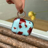 Cartoon Cute Amber Blue Clear Soft Earphone Case For AirPods 4nd Air Pods 3 Pro 2 With Keychain Fall Prevention Protective Cover