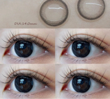 1Pair Color Contact Lens Black Pupils High Quality Myopic  BrownEyes - 1 to- 8 Diopter Contact Lenses 1 Year Fast Shipping