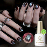 10ml Pink Gold Water Light Cat Magnetic Gel Polish HEMA TPO FREE Aurora Glitter Crystal Soak Off UV Varnish Manicure