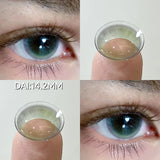 14.2mm Natural Y2K Colored Contacts 2pcs 6 Months Glossy Shiny Eye Lenses Soft Makeup Lenses