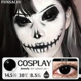 1 Pair Cosplay Makeup Contact Lenses for Eyes Halloween Essential Accessories Anime Cosplay Lens Yearly
