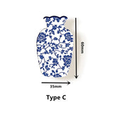 Ins Acrylic Vase Fridge Magnet Suitable for Flower Arrangements Home Decoration Kitchen Blackboard 3D Stickers Magnetic