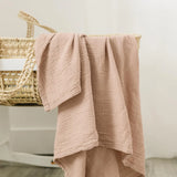 2PC/Set Baby Swaddle Blanket Bedding Soft Cotton Muslin Receive Blankets for Newborn Baby Wrap Stroller Cover Babies Acceesories