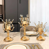 Candlestick Holder Candelabras for Wedding Dining Coffee Table Decor Home Tabletop Centerpiece Candle Holder Accessories