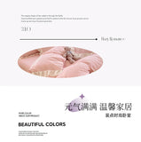 Princess Style Bedding Set Soft Bedroom Decor Comforter Duvet Cover Set Pillowcase Bed Sheet Ruffled Quilt Cover Four Pieces Set