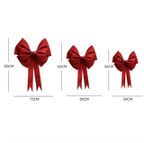 Big Bow Diy Material Eva Christmas Tree Wedding Party Spring Festival New Year Wall Outdoor Decoration for Home Front Door Decor