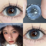 1Pair New Myopia Contact Lenses for Eyes Pupils Prescription Lenses Fashion Grey Lenses Natural Pupil Lens Korean Lenses