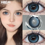 1 Pair New Product Korea Cosplay Contacts Lenses Fashion Purple Green and red Soft Color Contacts Fast Shiping