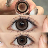 Colored Contact Lenses for eyes Degree Myopia Yearly Use 0-8.00 Brown Beauty Pupils color connatural contact lens