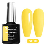 7.5ml Nail Gel Polish Ultra Neon Pink Summer Gorgeous Color Soak Off UV LED Gel Varnish Glitter Lacquer Nail Manicure