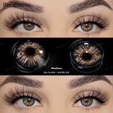 1 Pair Colored Contact Lenses Pupils Fashion Brown Lenses for Makeup Cosplay Lenses High Quality Natural Pupils Year