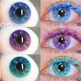 2pcs Diamond Cosplay Nightclub Party Contact Lenses Luxury Softlens 14.2mm