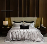 1000TC Lyocell Cotton Brocade Silky Feel Skin-friendly Hollow Lace Bedding Set Duvet Cover Set Flat/Fitted Bed Sheet Pillowcases